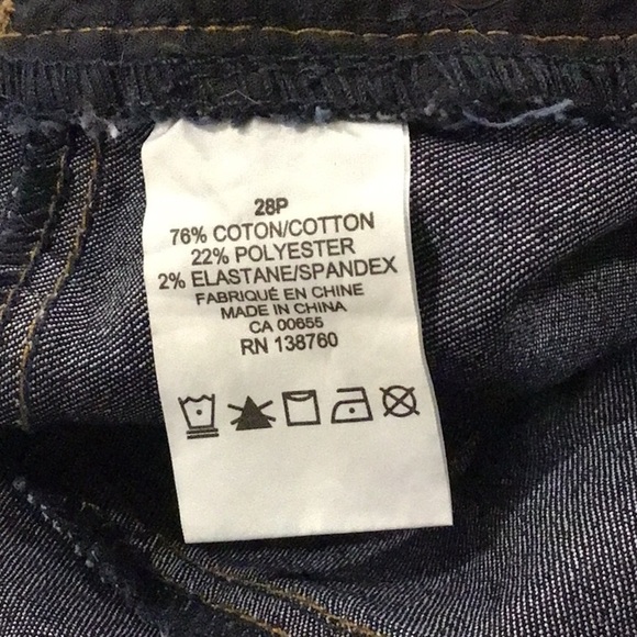 NWT d/C Jeans Straight Leg Jeans 28P - Picture 10 of 10